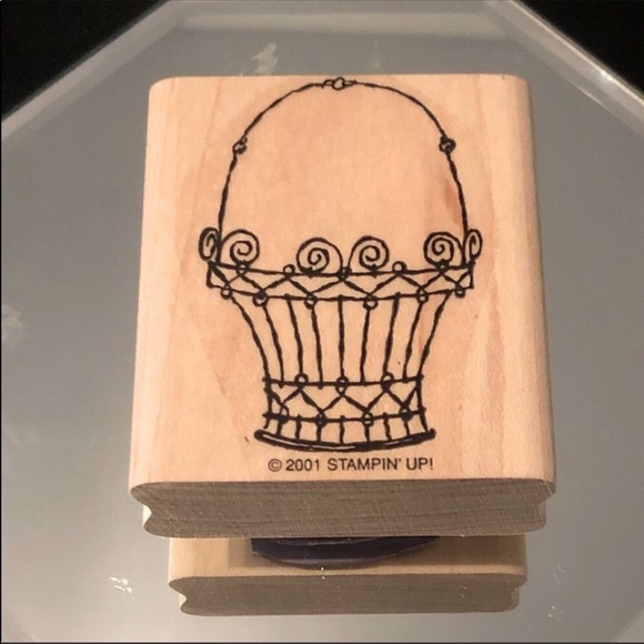 3/$20 Stampin’ Up! | 2001 Antique Basket Stamper